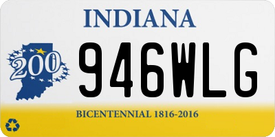IN license plate 946WLG