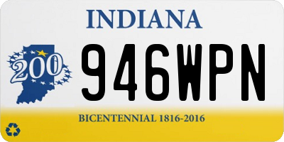 IN license plate 946WPN