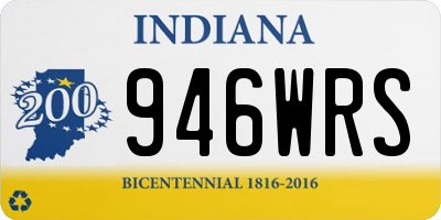 IN license plate 946WRS
