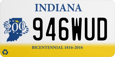 IN license plate 946WUD