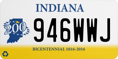 IN license plate 946WWJ