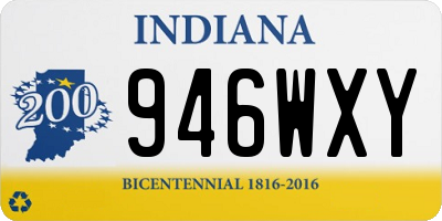 IN license plate 946WXY