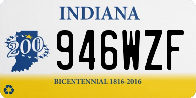 IN license plate 946WZF