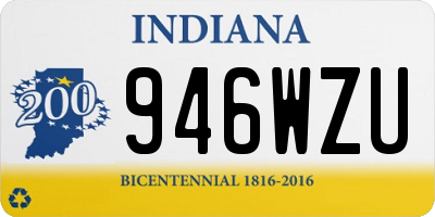 IN license plate 946WZU