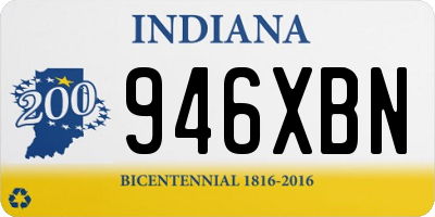 IN license plate 946XBN
