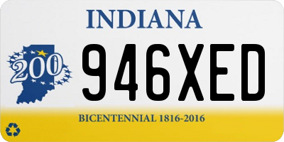 IN license plate 946XED