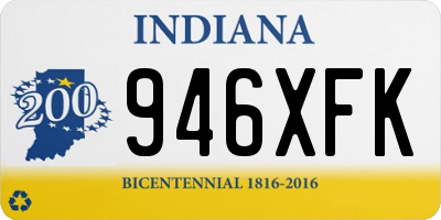 IN license plate 946XFK