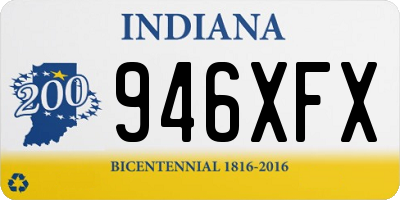 IN license plate 946XFX