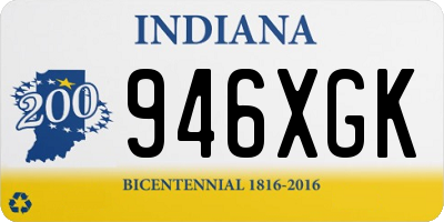 IN license plate 946XGK