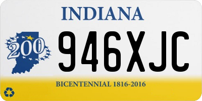 IN license plate 946XJC