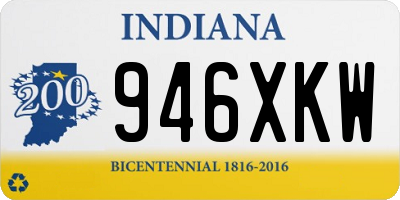 IN license plate 946XKW