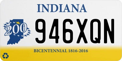 IN license plate 946XQN