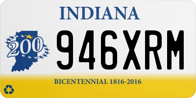 IN license plate 946XRM