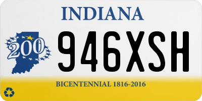 IN license plate 946XSH