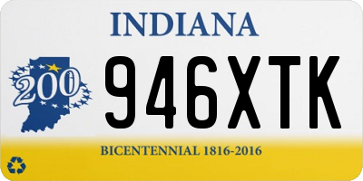 IN license plate 946XTK