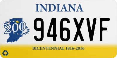 IN license plate 946XVF
