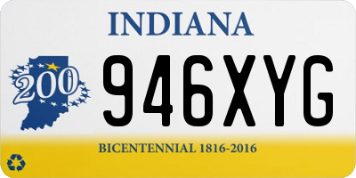 IN license plate 946XYG