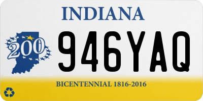 IN license plate 946YAQ