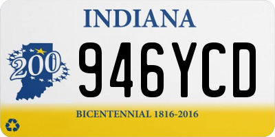 IN license plate 946YCD