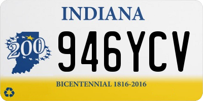 IN license plate 946YCV