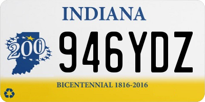 IN license plate 946YDZ