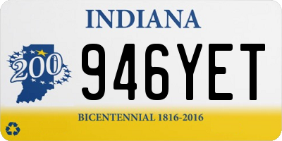 IN license plate 946YET