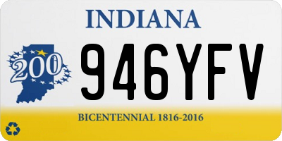 IN license plate 946YFV