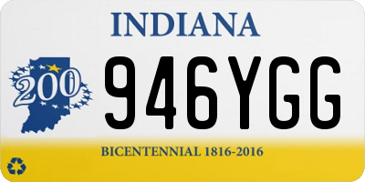 IN license plate 946YGG