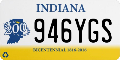 IN license plate 946YGS