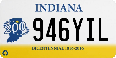 IN license plate 946YIL