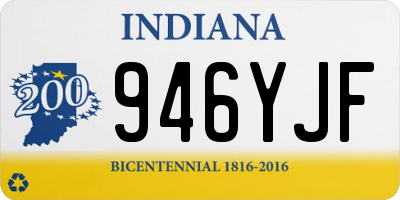 IN license plate 946YJF