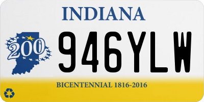 IN license plate 946YLW