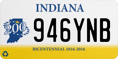 IN license plate 946YNB