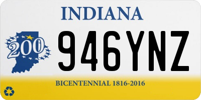 IN license plate 946YNZ