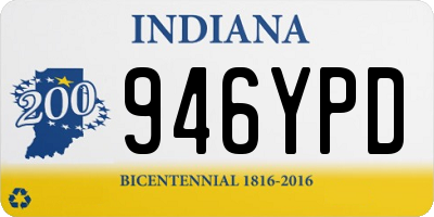 IN license plate 946YPD