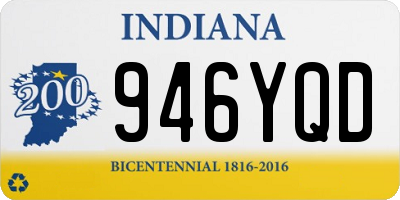 IN license plate 946YQD
