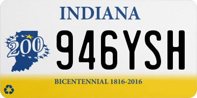 IN license plate 946YSH