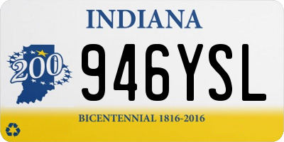 IN license plate 946YSL