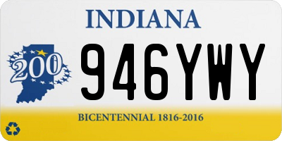 IN license plate 946YWY