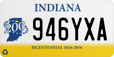 IN license plate 946YXA