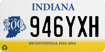 IN license plate 946YXH