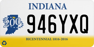 IN license plate 946YXQ
