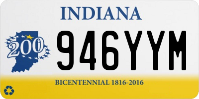 IN license plate 946YYM