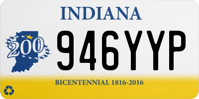 IN license plate 946YYP