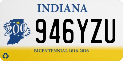 IN license plate 946YZU