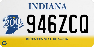 IN license plate 946ZCQ