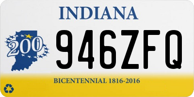 IN license plate 946ZFQ