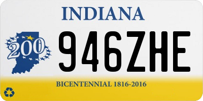 IN license plate 946ZHE