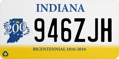 IN license plate 946ZJH