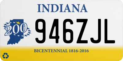 IN license plate 946ZJL